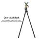 Adjustable Aluminium Hunting Staff With Detachable Head For Outdoor Activities