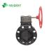 Water Industrial Usage PVC Manual Butterfly Valve with Handle Gear/Lever Performance