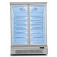 Vertical Refrigerator Frozen Meat Upright Display Freezer Stand Up For Shop