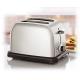 Plastic Brushed Steel Toaster 2 Slice Toaster Breakfast Machine