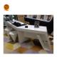 Exquisite Workmanship Office Desk And Cabinet Combo With Artificial Stone Material