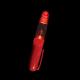 Red color flashing plastic led BALLPOINT PEN lights with label for Promotional