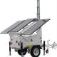 Security System Hybrid Solar Light Tower CCTV Camera Trailer Price