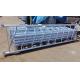 Diagonal Self Locking Cattle Feed Barriers High Strength Structure