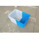 Double Color Shipping Nestable Plastic Crates For Fruits And Vegetables