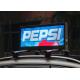 3G Wifi USB GPRS Taxi Roof Signs LED P5 Outdoor Double Side Video Screen 960*320mm Size