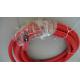 6 Strands 16mm Red Playground Ropes Combination Multifilament Polypropylene Rope