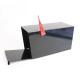 Large Capacity Steel Outdoor Mail Box with Post Mount and Rust Proof Steel