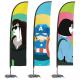 Fabric Printed Flying Beach Advertising Banner Flags Custom Promotional Flags