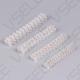 Power Dual Row Electrical Wire Connector Strips Plastic Barrier H Type