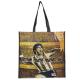 Natural Yellow Polypropylene Tote Bags With Heat  - Transfer Printing