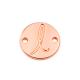 Customized Main Label Metal Tag for Rose Gold Bikini Accessories and Customized Color