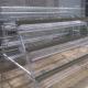 PVC Trough 96 128 160 Poultry Egg Layer Cages / Poultry Farm Cage Easy Install