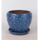 Indoor Ceramic Indoor Pots 6 Inch And 8 Inch With Saucer Glazed