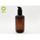 Amber Shampoo And Conditioner Bottles / Empty Plastic Pump Bottles 150ml