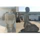 Modern Brushed Stainless Steel 316 Kneeling Man Statue