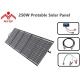 Durable 250 Watt Foldable Solar Panel Blanket With Fold - Away Support Legs