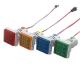 22mm mini Square led indicator ammeter voltmeter frequency signal light/lamp AVHz multi meter