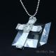 Fashion Top Trendy Stainless Steel Cross Necklace Pendant LPC68