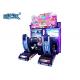 Double Players Outrun Racing Simulator Racing Game Machine With Red Seats