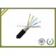 Outdoor Cat6 UTP Network Fiber Cable 0.56mm Copper Double Jacket 1000ft 23AWG