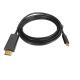 MacBook Pro XPS13 Male 5M 16FT Video Projector Cable