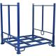 Foldable Steel Fabric Roll Storage Rack Forklift Workable Powder Coated Space Saved