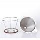 stainless steel pour over cone dripper reusable coffee filter cup stand