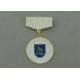 Die Stamped Brass Custom Awards Medals With Synthetic Enamel / Gold Plating