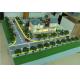 UK residential 3d architectural physical scale model with landscape and lighting