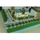 UK residential 3d architectural physical scale model with landscape and lighting