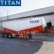 TITAN 40ton/50ton Dry bulk trailers 3 axles  bulk lime powder tanker semi trailer  bulk cement trailer