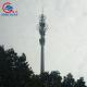 55m Antenna Monopole Telecommunication Tower Tubular Tapered Internet Radio A572 Steel