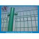 Green Vinyl Coated Welded Wire Mesh Fence Panels 3D Curved Wire Mesh Fence