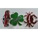 Clear enamel metal charm pendants for keychain, glass enamelled metal drop pendants