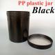Eco Friendly Black White PP Cosmetic Jar 250g 500g 1000g Plastic Cream Jar