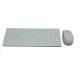 IP65 wireless medical keyboard mouse combo set with one dongle for wireless medical trolley