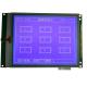 Flat Rectangle Dot Matrix LCD Display Module 24 / 26 Pins Blue Film Negative Display