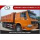 Euro 2 Emission 18 Cube Meter End Dump Truck ,  6 X 4 420HP Tractor Trailer Dump Truck 