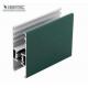 Powder Painted Aluminum Window Extrusion Profiles Aluminium H Profile For Construction