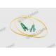 LC-LC G657A Multimode PVC (OFNR) Duplex 100M Fiber Patch Cord