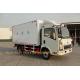 2 Axle 5T Howo Light Duty Commercial Trucks Refrigerator Cold Room Van