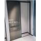 8mm Glass Shower Cabin Sliding Door Polished Chrome 74 Inch Wide Shower Doors