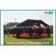 Inflatable House Tent 20m Orange And Black Oxford Cloth Inflatable Air Tent House For Outdoor Event