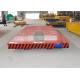 Heavy Die transfer Car Electric Motor Driven Rail Flatbed Transfer Trolley For Industry Foundry Parts Handling