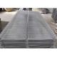 Hot Dip Galvanized After Welded Security Steel Fence Airport 8 Gauge With Bendings