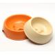 Round Dog Food Dish To Slow Down Eating Puppy Slow Feeder Customized Color