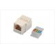 Durable Cat6 Toolless RJ45 Network Keystone Jack with Color Coded Wiring Schema Snap YH7007