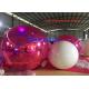 Custom 2m Giant Festival PVC Inflatable Mirror Balloon For Event Decoration In Pink