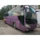 Left Hand Steering Used 55 Seater Bus 2011 Year 6120HY19 Purple With Leather Seats
